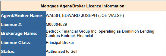 FSRA.License.Info